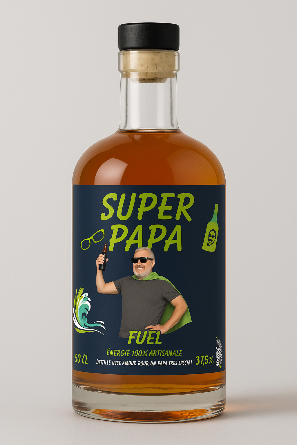 Liqueur personnalisée Super Papa
